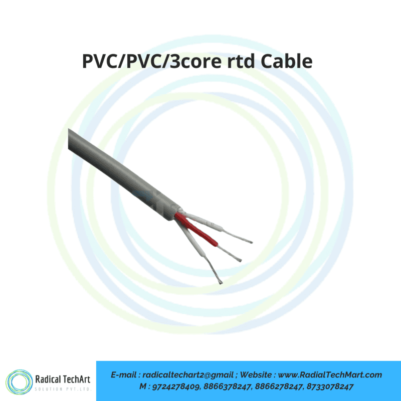 PVC/PVC/3core rtd Cable