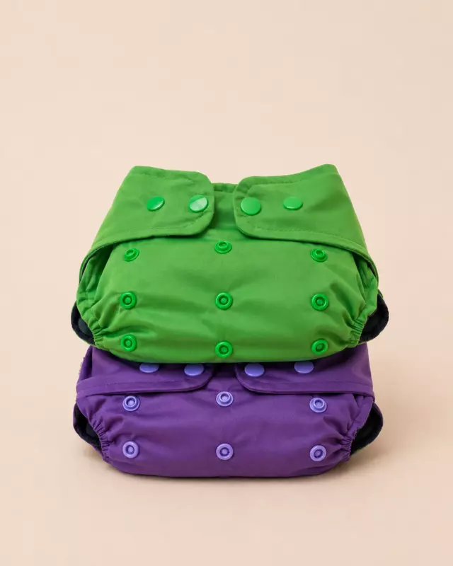 cloth diaper solid colors combo