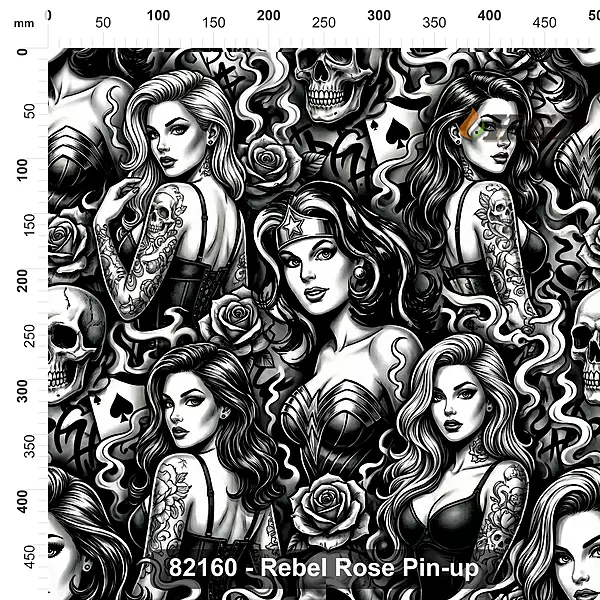 82160 Rebel Rose Pin Up 82160 Rebel Rose Pin Up