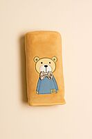 Premium Microfiber Baby Bath Towel (100×50 cm) – Snuggle Bear