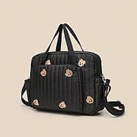 Mini Diaper and Travel Bag - Black Cuddles Mini Diaper and Travel Bag - Black Cuddles