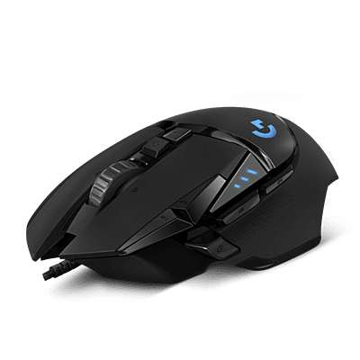 Logitech Hero High Performance Wired USB Gaming Mouse, Hero 25K Sensor G502