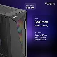 NOVA 330 Mid-Tower Case with Tempered Glass Panel