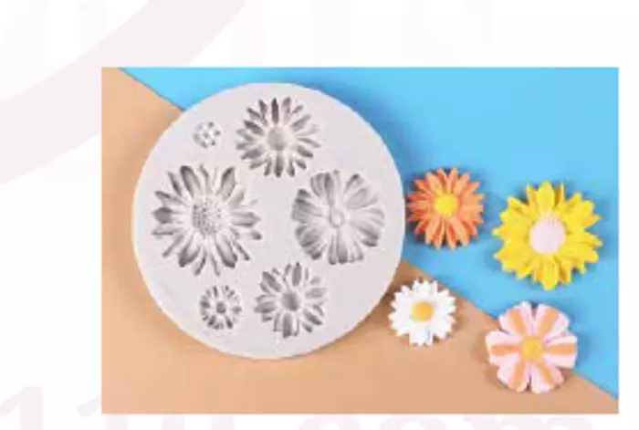 Flower mix Fondant mould