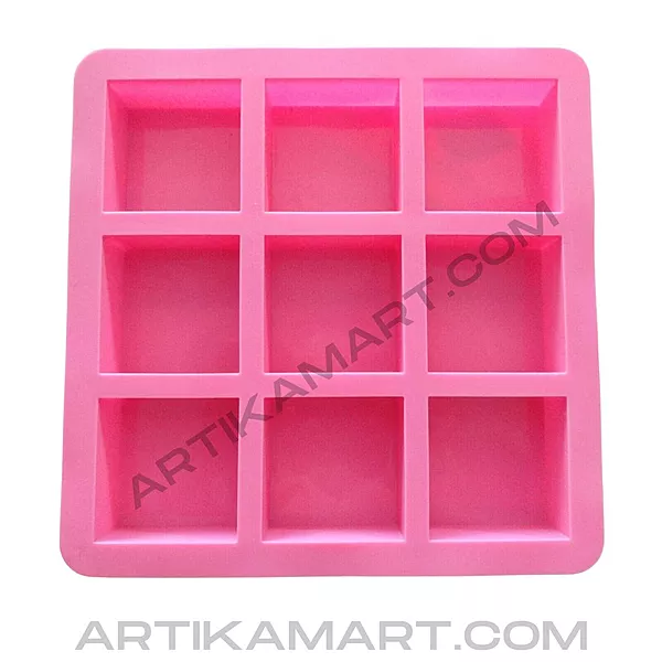 Silicon Mold SQUARE No 9 - 9 Cavity - 100g