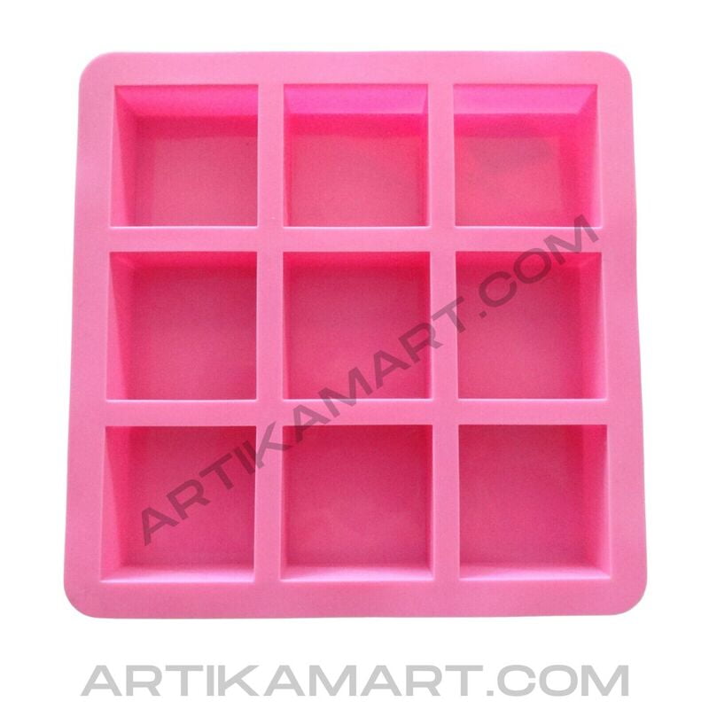 Silicon Mold SQUARE No 9 - 9 Cavity - 100g