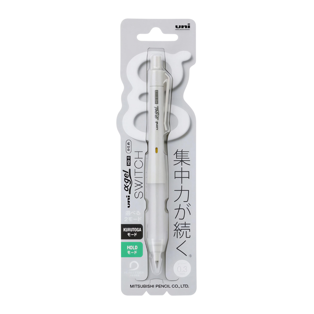 Mitsubishi Pencil Sharp Uni Alpha Gel Switch 0.3 Gray