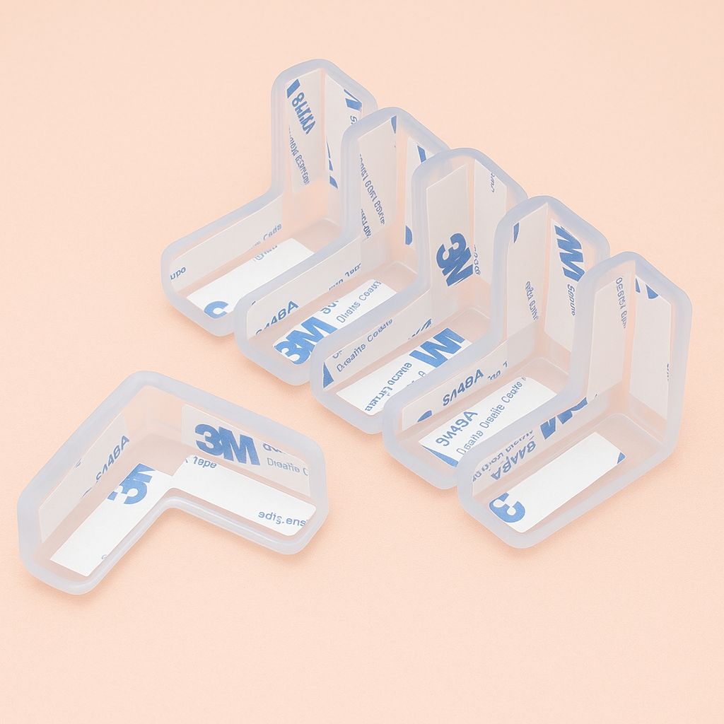 Baby Safety Corner Guards – Transparent L-Shape Protectors (Set of 4)