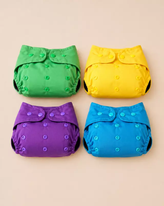 cloth diaper solid colors combo