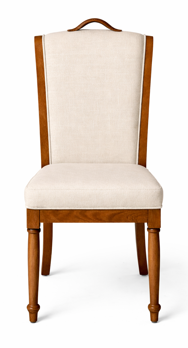 Genesis Dining Chair with Leather Handle