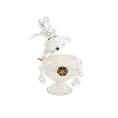 Decorative Salangai Peacock Kumkum chimizh Decorative Salangai Peacock Kumkum chimizh