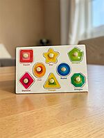 Wooden Shape Sorter Board Puzzle