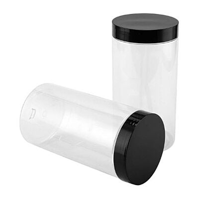 900ml Round PET Jar + 83mm BLACK Cap 900ml Round PET Jar + 83mm BLACK Cap