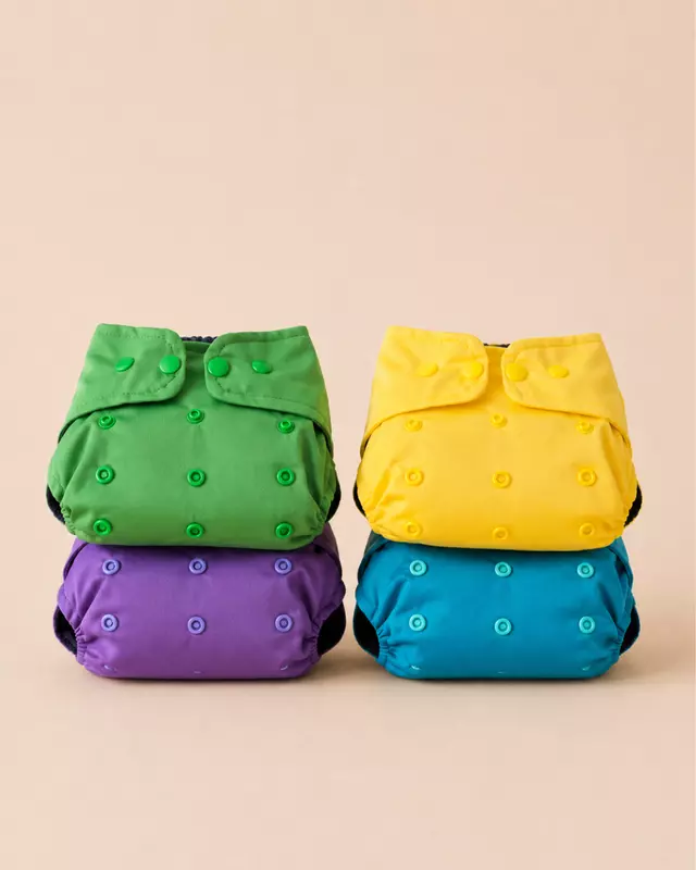 cloth diaper solid colors combo