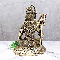 Brass Shiva Idol - 7 inch Height | Divine Brass Shiva Statue for Devotional Practices