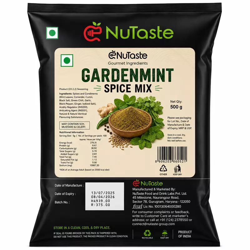 Nutaste - Gardenmint Spice Mix 500 g