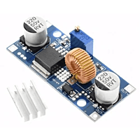XL4015 5A DC-DC Step Down Adjustable Power Supply Buck Module LED with Heatsink