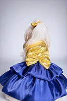 Golden Blue Party Dress