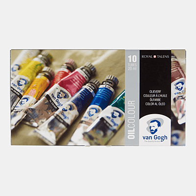 ROYAL TALENS VAN GOGH 20ML OIL COLOR BOX, BASIC SET OF ASSORTED 10 COLORS ROYAL TALENS VAN GOGH 20ML OIL COLOR BOX, BASIC SET OF ASSORTED 10 COLORS