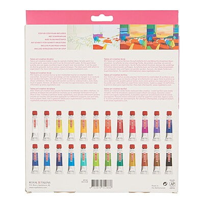 ART CREATION ARTISTS' 12ML ASSORTED COLOR SET