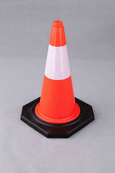 Safety Cone with reflective tape
