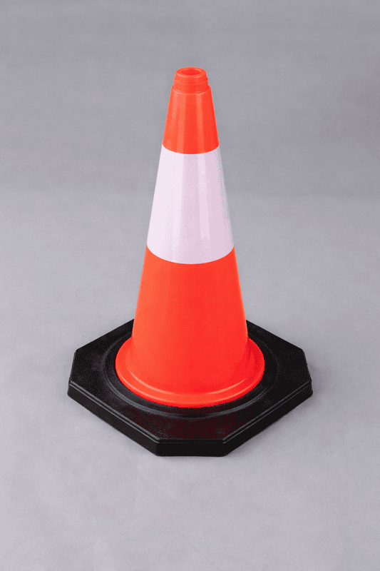 Safety Cone with reflective tape