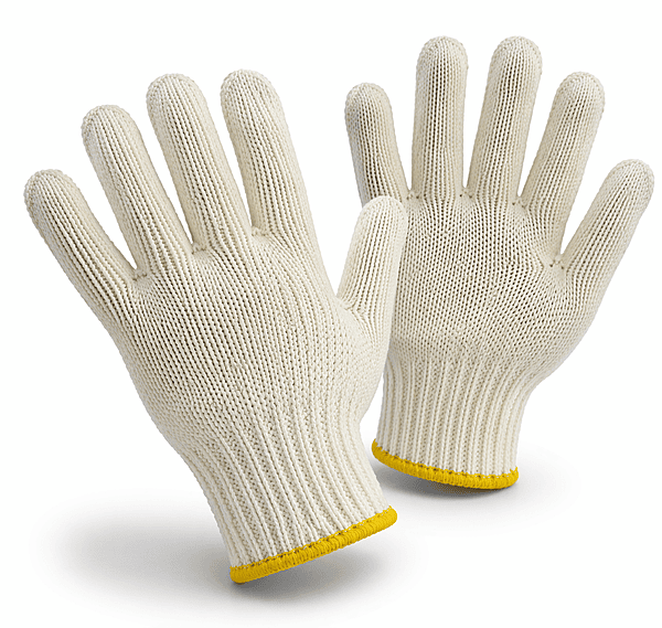 Atlas Knitted Hand Gloves - 60 Gm WHITE