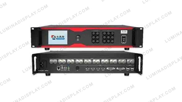 Colorlight X20 2U 4K LED video processor, 20 Gigabit ports, 13 million pixels – Lumina