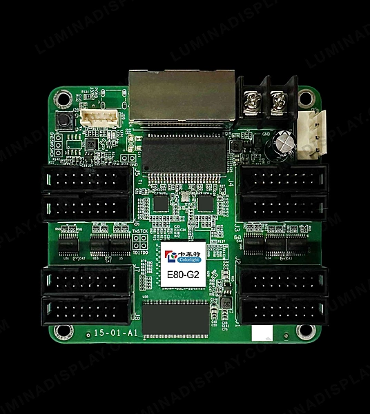 Colorlight E80G2 8-port LED receiving card board, second-generation E80 – Lumina Display Systems