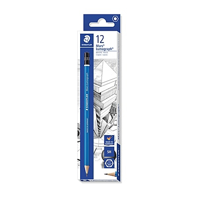 STAEDTLER  100 LUMOGRAPH PENCILS - 5H PACK OF 12