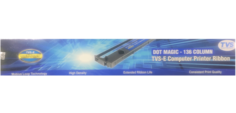 TVS 136 Col Dot Magic Ribbon Cartridge TVS 136 Col Dot Magic Ribbon Cartridge