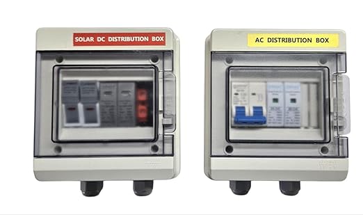 WaterShield Waterproof IP66 Single Phase Solar (ACDB + DCDB) Combo for Upto 5kw