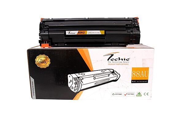 Techie 88AU Toner for HP LaserJet P1005–P1109W – Crisp & Reliable Black Cartridge
