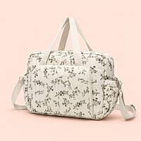 Mini Diaper and Travel Bag - Cream Blossom Mini Diaper and Travel Bag - Cream Blossom