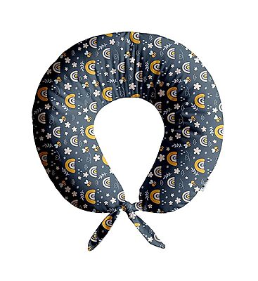 Breastfeeding & Nursing Pillow for New Moms - Blue Blossom Breastfeeding & Nursing Pillow for New Moms - Blue Blossom