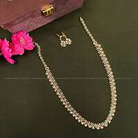 Pink&green cute haaram LONG