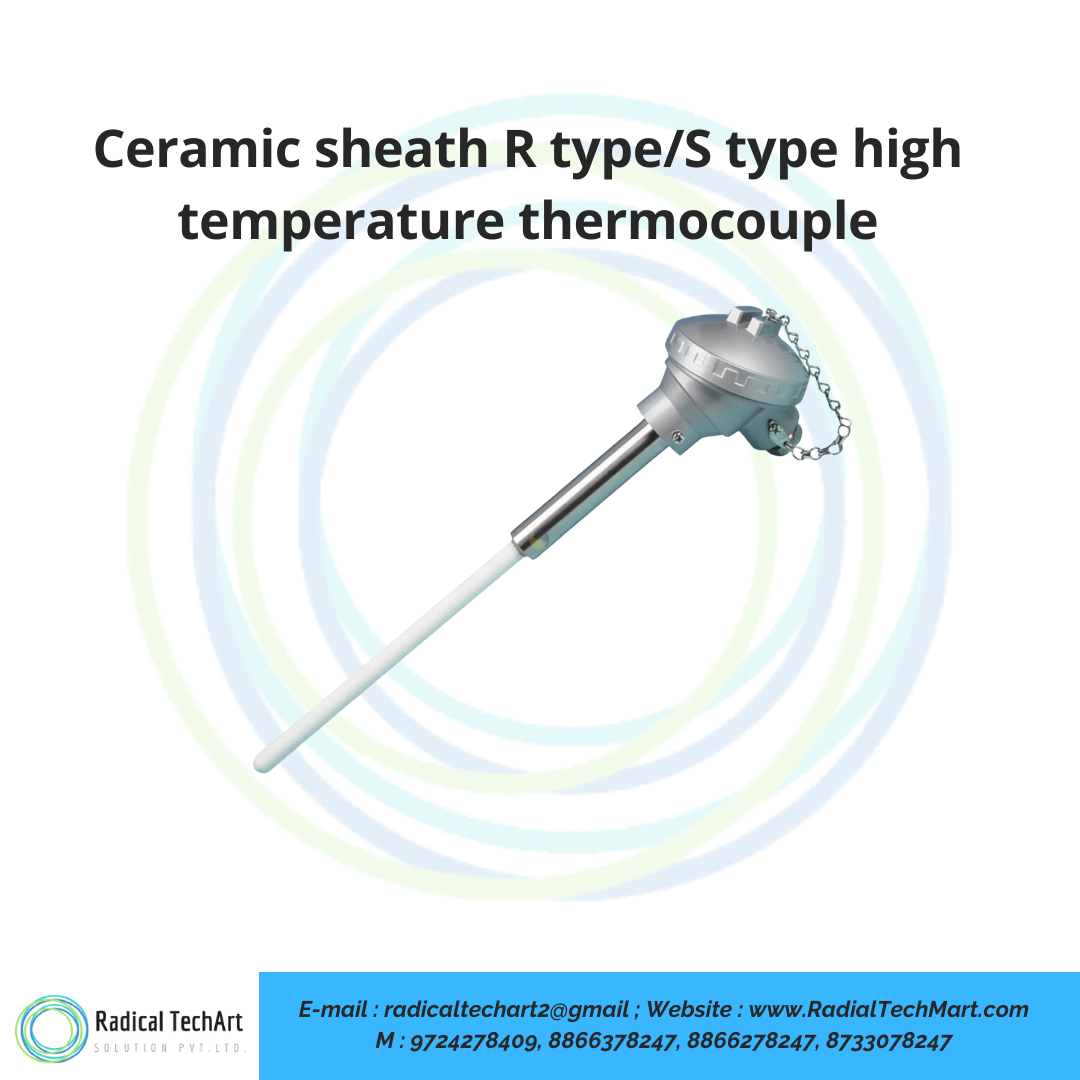 Ceramic sheath R type/S type high temperature thermocouple