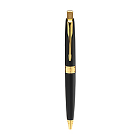 PARKER ASTER MATT BLACK GOLD TRIM  BALL PEN
