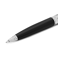 PARKER ASTER SILVER BLACK CHROME TRIM  BALL PEN