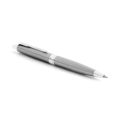 PARKER ASTER BRUSHED METAL CHROME TRIM  BALL PEN