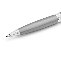 PARKER ASTER BRUSHED METAL CHROME TRIM  BALL PEN