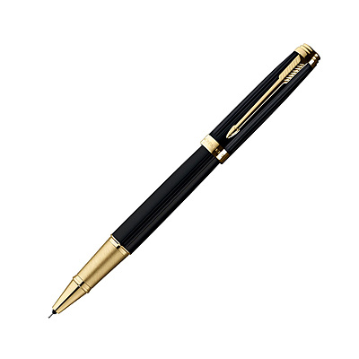 Parker Ambient Lacque Black GT Rollerball Pen