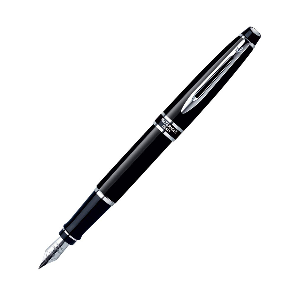 Waterman Expert Mars Black CT Fountain Pen – Medium Nib