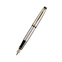 Waterman Expert Stainless Steel GT Fountain Pen – Fine Nib