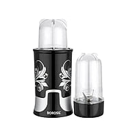 Borosil Nutrifresh 400 Watts NB 01 Blender Grinder & Smoothie Maker | Black