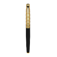 PARKER ASTER DELUXE BLACK & GOLD TRIM FOUNTAIN PEN