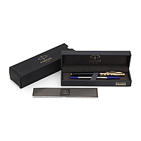 PARKER ASTER DELUXE BLACK & GOLD TRIM ROLLER PEN