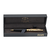 PARKER ASTER DELUXE BLACK & GOLD TRIM  BALL PEN