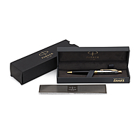 PARKER ASTER ESSENTIAL BLACK & CHROME GOLD TRIM BALL PEN