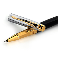Parker Aster Contemporary Black & Chrome GT Roller Pen